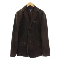 アルマーニ ジーンズ ARMANI JEANS コーデュロイ テーラードジャケット 3B サイドベンツ I48 M 茶 ブラウン /KHのサムネイル