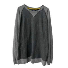 CHAPS 無地スウェット トレーナー 2XL グレー チャップス ラグラン プルオーバー ビッグサイズ カットソー トップス 秋物 a710-6416