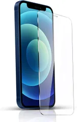JACRON iPhone12 / iPhone12Pro ガラスフィルム 1枚 ラウンドエッジ加工 アイフォン 硬度9H 耐衝撃 気泡防止 用 6.1インチ用 強化ガラス 液晶 保護フィルム貼り付け簡単 自動吸着 撥水撥油 指紋防止