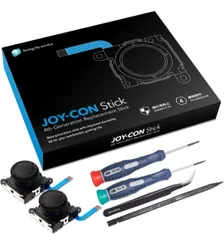 ★【第四世代】スイッチ Joy-Con 左右スティック修理キット（修理マニュアル付き）Switch / Switch 有機ELモデル対応 Swing-by serviceオリジナル修理キット