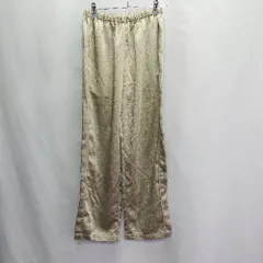 ◇ ⊂ SENSE OF PLACE<!-利用不可文字-!>by URBAN RESEARCH ウエストゴム スラックス サイズ1 グリーン系 レディース E  【1409240045977】