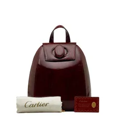 カルティエ ハッピーバースデー リュック バックパック ワインレッド パテントレザー レディース CARTIER【1-0123903】のサムネイル