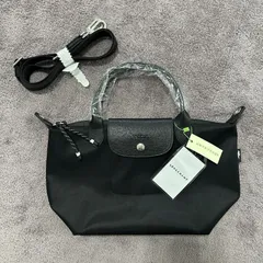 新品 未使用 LONGCHAMP ロンシャン　ル　プリアージュ　エナジー　ショルダーバッグ　 レザー ブラック　　ハンドバック