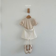 ＜韓国子ども服＞【Aladin】Happy Terry Tee　エンジェルTシャツ　Sサイズ/80-85cm