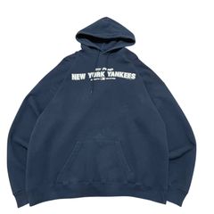 ニューヨーク・ヤンキース スウェットパーカー フーディ ネイビー XL【SW157】