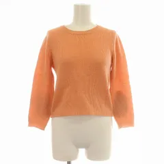 プラダ PRADA エルボーパッチ ニット ETB4121 カシミヤ 七分袖 34 ピンク /☆G レディース プラダ PRADA エルボーパッチ ニット ETB4121 カシミヤ 七分袖