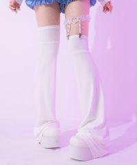 夢展望公式 [新品未使用] 薄手脚長ルーズソックス [ホワイト] 他カラー別ページ有 diablebaiser 服飾小物・アクセサリ－・雑貨 靴下 535466-01