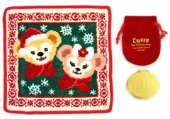 【中古】その他雑貨(キャラクター) ダッフィー＆シェリーメイ(クリスマス) タオル＆ミラー＆巾着 「ディズニーベア」 東京ディズニーシー限定