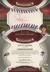 【中古】スポーツ SS-SK[Sweet Spot Veteran Signatures]：Scott Kazmir(ボールカード)(直筆サイン入り)(/296)