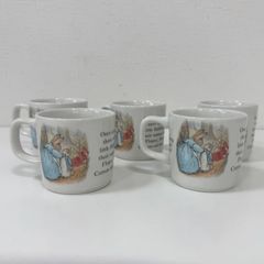 WEDGWOOD　ウェッジウッド　PETER RABBIT　ピーターラビット　マグカップ　5点　セット　お250415-2