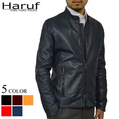 【送料無料】 本革 ライダースジャケット メンズ レザージャケット メンズ 本革ラムレザー 革ジャン ブランド 革 皮 おしゃれ シンプル アウター 秋 冬 かっこいい シングル レザーライダース 大きいサイズ ネイビー ブルー 紺 青 WL02NAVY 春