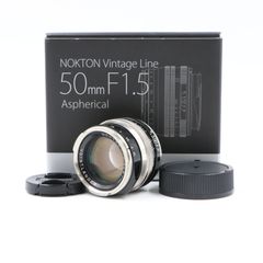 【ほぼ新品】Voigtlander フォクトレンダー Nokton Vintage Line 50mm F1.5 Aspherical II VM SC Nickel Black ライカ用