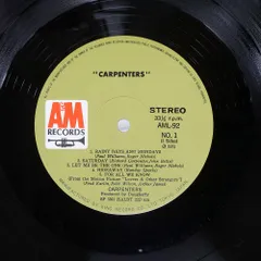 国内盤 カーペンターズ/ふたりの誓い/A&M AML92 LP