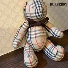 Burberry ノバチェック テディベア ぬいぐるみ - メルカリ