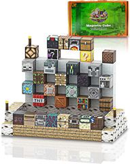 マイクラ風 マグネットブロックセット 磁石 おもちゃ マグブロックセット PX MASTER DIY 磁性構築ブロック ボードゲーム バランスゲーム 磁気ブロックプレイセット マグネットパズル 道具屋 128ピース