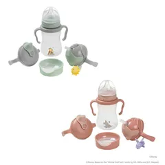 送料無料【b.box ビーボックス】ディズニー ステップアップマグパック ギフトセット シッピーカップ （くまのプーさん・バンビ・ライオンキング・ソフトミッキー・ソフトミニー）食育 離乳