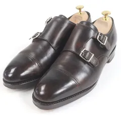 即購入お断りPF参照 john lobb グレー ドレスシューズ81/2