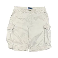 【古着/USED】Polo Ralph Lauren Cino Cargo Shorts ポロ ラルフローレン チノ カーゴ ショーツ ポロチノ ラルフ Y2K ルーズ デカ履き（W36）