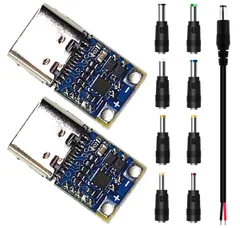 【在庫処】【セール中】【限定商品】【今がお買い時！】【早い者勝ち】20V 個 5A USB-C PD2.0 PD3.0 から DC 2 デコイ モジュール 高速充電 Type-C メス入力電源トリガー モジュール Youmile 5A DC 電源オス ピグテー
