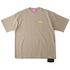 【PLMP】Tシャツ "HEAVY WIDE LOGO TEE" / KHAKI XLサイズ
