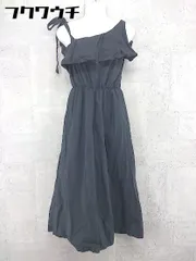 ◇ merlot メルロー オールインワン ブラック レディース 【中古】 【1002802468896】のサムネイル