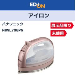 【04221】パナソニック　コードレススチームアイロン　NIWL708PN　※店頭展示品　未使用
