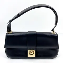 フェラガモ Salvatore Ferragamo ガンチーニ ワンショルダー ハンドバッグ ブラック 管理番号：7169