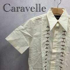 caravelle キューバ シャツ M 刺繍 メンズ