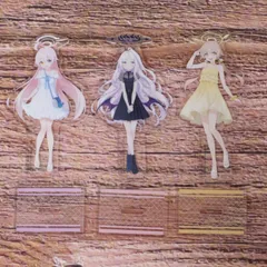 【★加古川物流】中古 ブルーアーカイブ ブルアカ 一番くじ アクリルスタンド 小鳥遊ホシノ 阿慈谷ヒフミ 空崎ヒナ 【721】