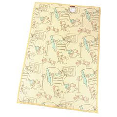 新品　未使用　毛布　トムとジェリー　トム＆ジェリー　トム　ジェリー　タイク　タフィー　マッスル　布団　寝具　冬　子供　アニメ　キャラクター　キャラ　園児　女児　男児　小学生　女の子　男の子　中学生　高校生　可愛い　黄色