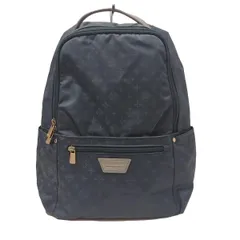 極美品 russet ラシット モノグラム リュック ロゴチャーム ネイビー russet ラシット モノグラムナイロン リュック ブラック