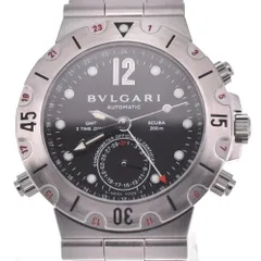 ブルガリ BVLGARI SD38S ディアゴノ スクーバ デイト 自動巻き メンズ _768426