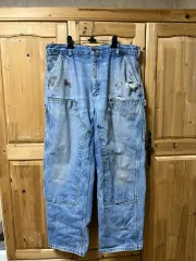 38x30 ヴィンテージ Carhartt(カーハート) ダブルニー デニム パンツ