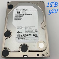 Western Digital ULTRASTAR SATAシリーズ  / HGST HUS722T1TALA604  / 1TB 3.5" HDD / 57 h / y20 / DC HA210 / /wd ultrastar【1050】
