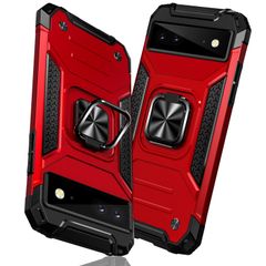 【数量限定】7 ケース ケース 7 6.3インチ ピクセル グーグル 指紋防止 薄型 軽量 滑り止め 耐久 擦り傷防止 車載ホルダー対応 おしゃれ 滑り防止 全面保護カバー 人気 米軍MIL規格 二重構造 TPU+PCバンパー 携帯カバー 耐衝撃 衝撃吸収 赤