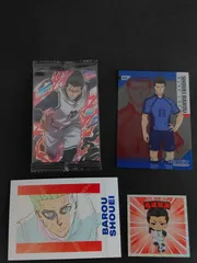 aca357 ブルーロック カード ウエハース 未開封 シール まとめ クリアカード 馬狼