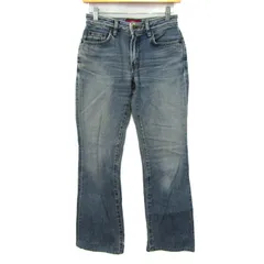 エドウィン サムシング デニムパンツ ジーンズ ボトムス レディース ﾌﾘｰサイズ ブルー EDWIN 【中古】