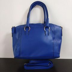 バッグ レディース トートバッグ クロコダイル 模様　紺