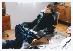 【中古】生写真(STARTO) King ＆ Prince/永瀬廉/横型・全身/シングル「愛し生きること / MAGIC WORD」MV＆ジャケ写オフショット/公式生写真