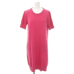 エスカーダ ESCADA スポーツ SPORT ウールアンゴラニットワンピース ロング ミモレ 半袖 M チェリーピンク /DO ■OSのサムネイル