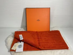 新品未使用品　HERMES オレンジ 　ハンドタオル