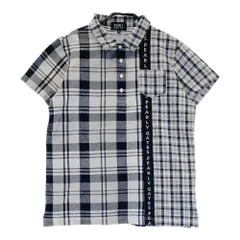 サイズ：2 PEARLY GATES パーリーゲイツ  半袖ポロシャツ チェック柄 ネイビー系 [240101529646] ゴルフウェア レディース ストスト