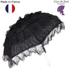 ☆新価格☆ Guy de Jean 長傘 雨/日傘兼用 PARIS（ノアール） ☆新価格☆ Guy de Jean 長傘 雨/日傘兼用 PARIS（ノアール）