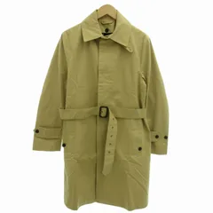 マッキントッシュ MACKINTOSH ステンカラーコート ライナー付き ベルト ダブルカラー ひざ丈 38 M ベージュ YG/YT-SM /FF