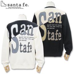 サンタフェ WF切替バックモチーフロゴ トレーナー 48 50 52