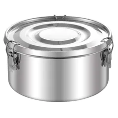 Neutral Zenith キムチ保存容器 ステンレス 密閉容器 臭い漏れ防止 弁当箱 シールリング付き 食洗機対応 タッパー 食品保存 (1000ml) [1000ml]