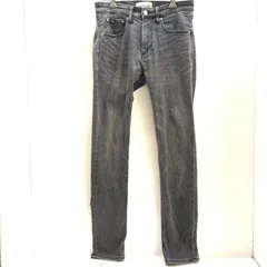 【中古】Calvin Klein Jeans モダンテーパードストレッチジーンズ W29 L32 ブラック[92]