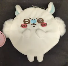 グレイ・パーカー・サービス ちいかわくじ もちっとふわっとコレクション D賞 モモンガ まんまるポーチ