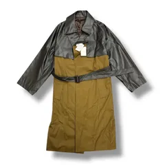 参考上代156200円 未使用品 stein CONTRAST SINGLE BREASTED WIDE LAPELS COAT コントラストシングルブレステッドワイドラペルコート トレンチコート シュタイン ST.759 キャメル M  94857A5のサムネイル