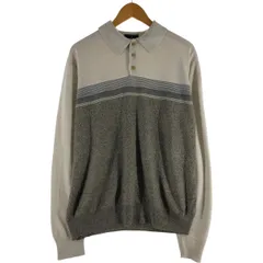 古着 ドッカーズ DOCKERS ポロニットセーター メンズXL相当/eaa463894